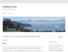 Tablet Screenshot of filemakerfever.com